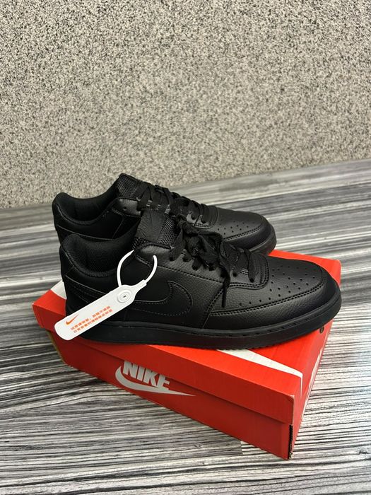 Adidași Nike Court Vision Low Triple Black – Mărimea 43 – Noi