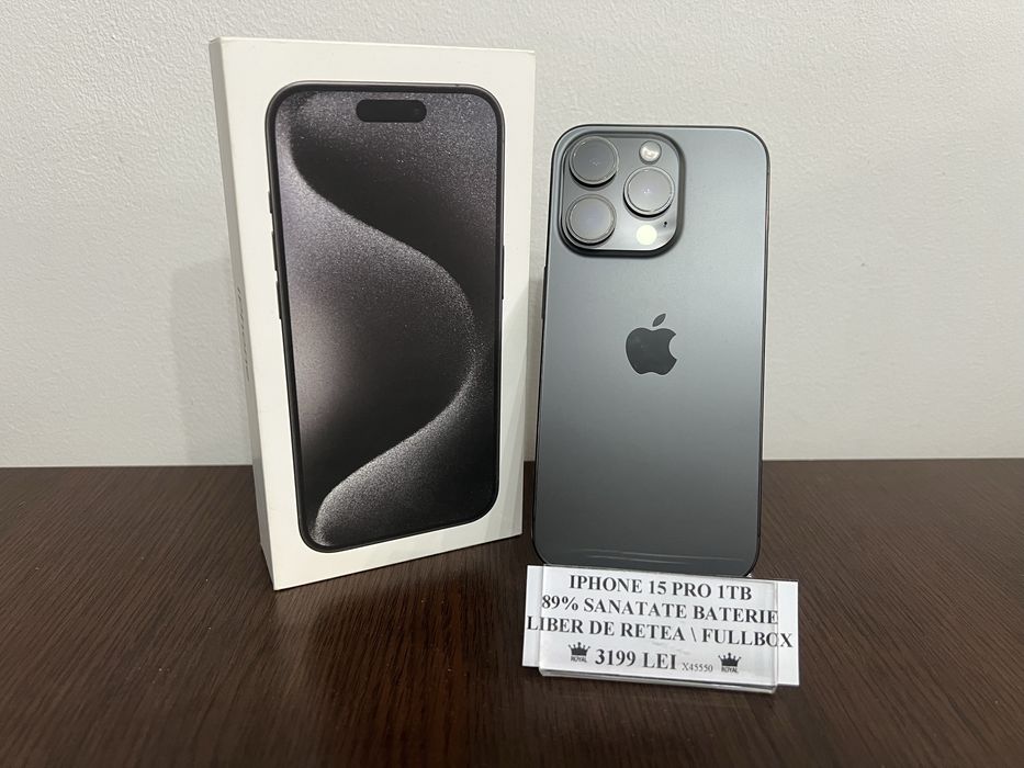 Amanet Royal CB : iPhone 15 Pro 1TB