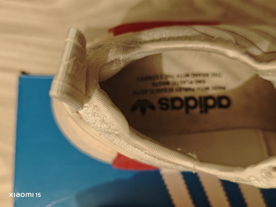 Adidas NMD r1 бял технология BOOST.Размер 40.2/3 по скоро 41