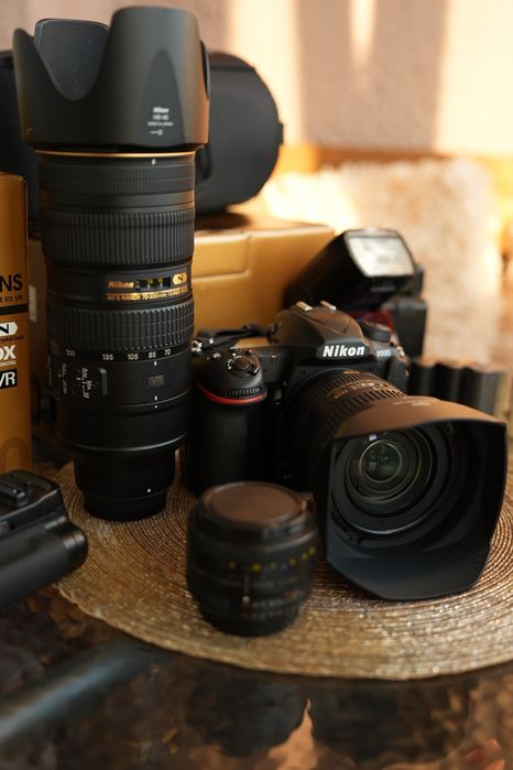 Nikon D500 + 16-80mm f/2.8-4 + 70-200mm f/2.8  + 50mm f/1.8