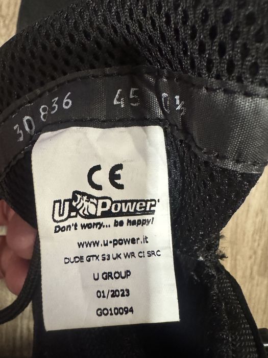 Работни обувки U power с Gore tex мемпрана