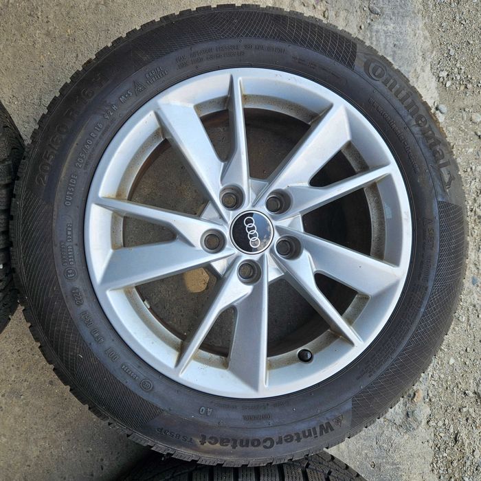Roti/Jante/Jenti orig. Audi A4 B8 B9 | Continental AO 205/60 R16 DOT>2224