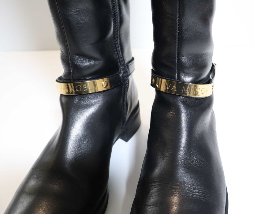 Cizme lungi  negre riding EVA MINGE - EM-21-10-001300 101 marimea 38