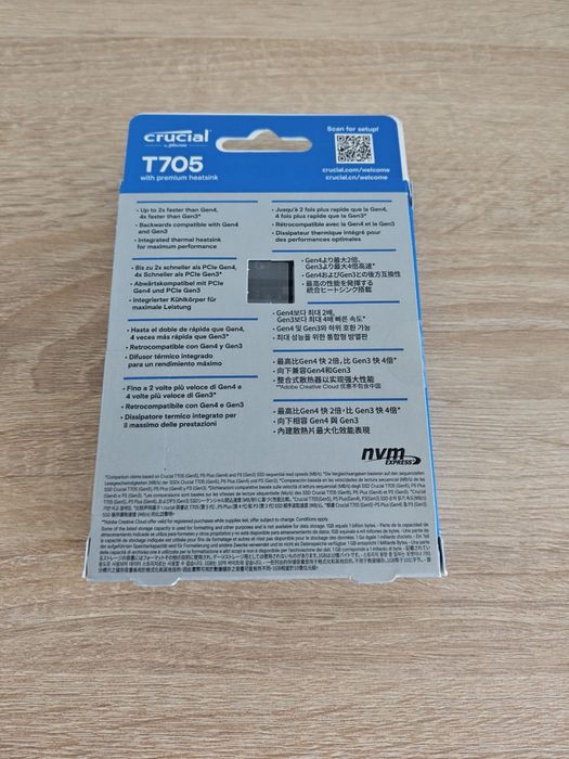 Vand  SSD Crucial T705 Heatsink 2TB