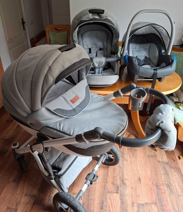 Cărucior Krausman Contempo Grey 3in1