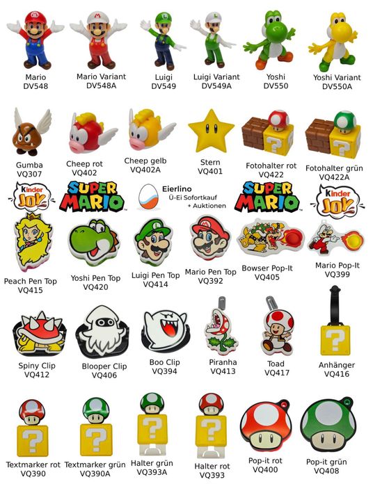 Kinder joy super mario