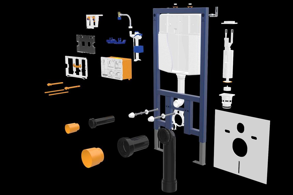 Инсталляция для подвесного унитаза от компании NOVA