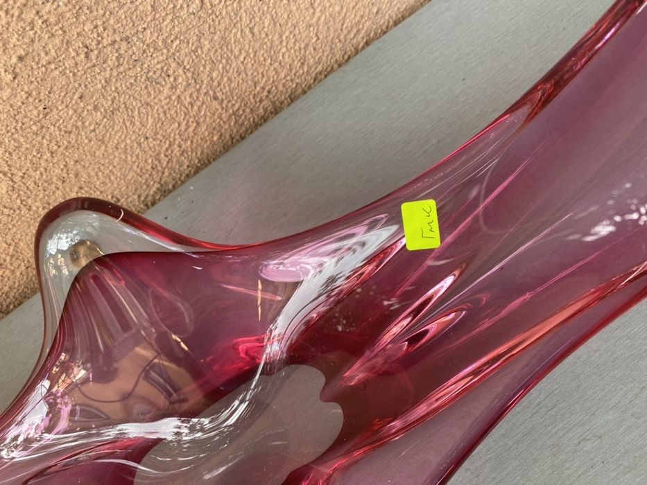 Италианска фруктиера от венецианско стъкло