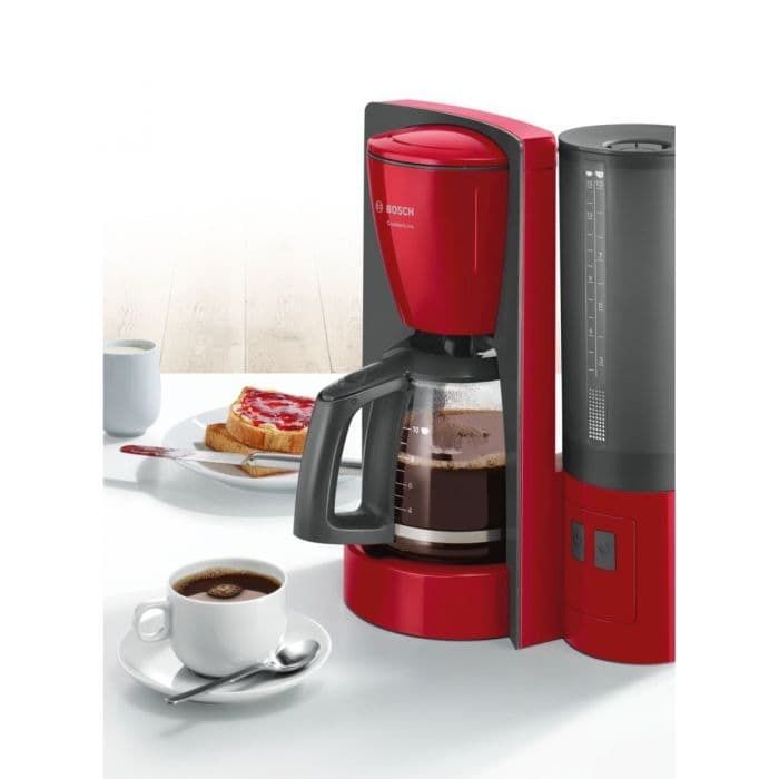 Cafetiera Bosch TKA6A044, 1200 W, 1.25 l, 15 cesti, Rosu