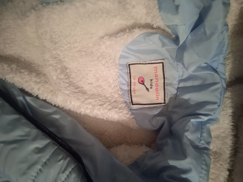 Куртка на девочку 10-12 лет теплая