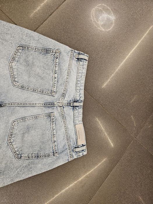 STRADIVARIUS Wide Led Cristal дънки с кристали L-40