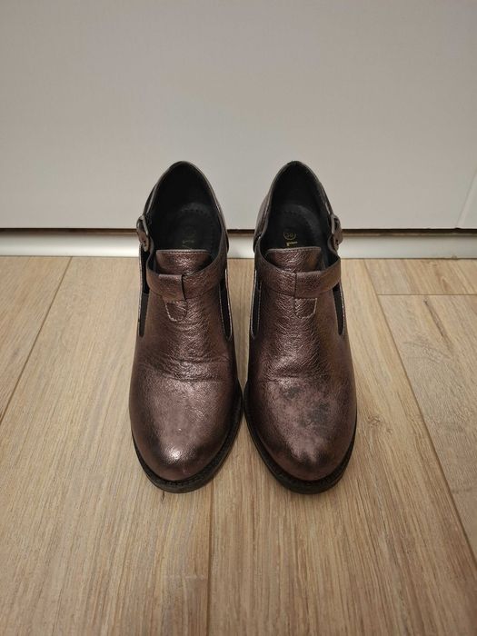 Botine damă cu toc gros