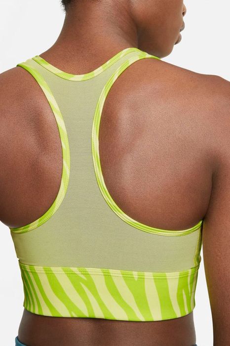 Оригинальный спортивный бра Nike Dri-Fit, зебра-принт, размер S