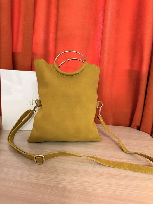 Замшевая сумка