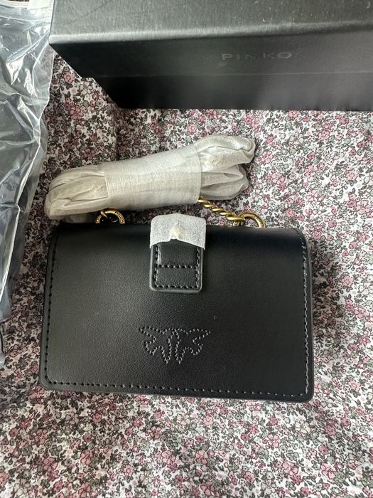 Чанта Pinko micro в черен цвят