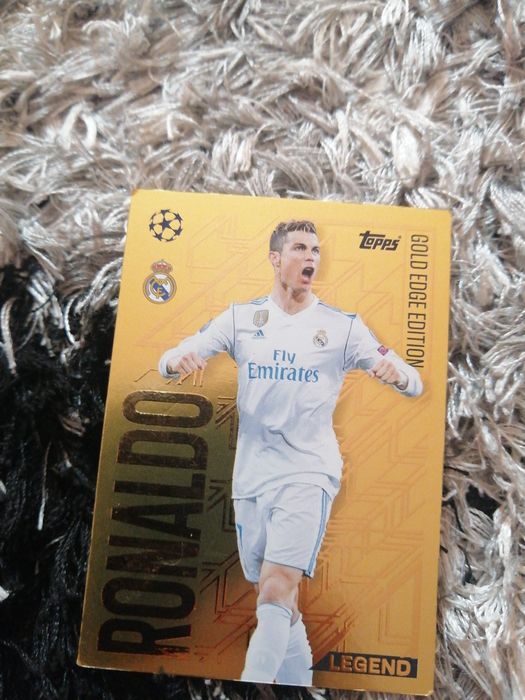 Ronaldo gold edge edition match attax