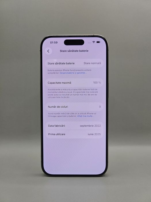 iPhone 15 Pro Natural Titan 128GB Baterie 100%