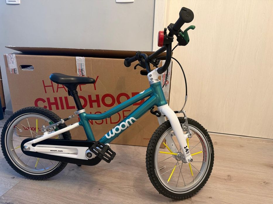 Bicicleta Woom 2 turquoise editie limitata