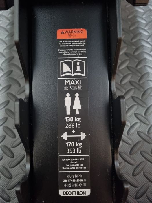 CORENGTH Bancă Bodybuilding 900 cu grad de înclinare/declinare