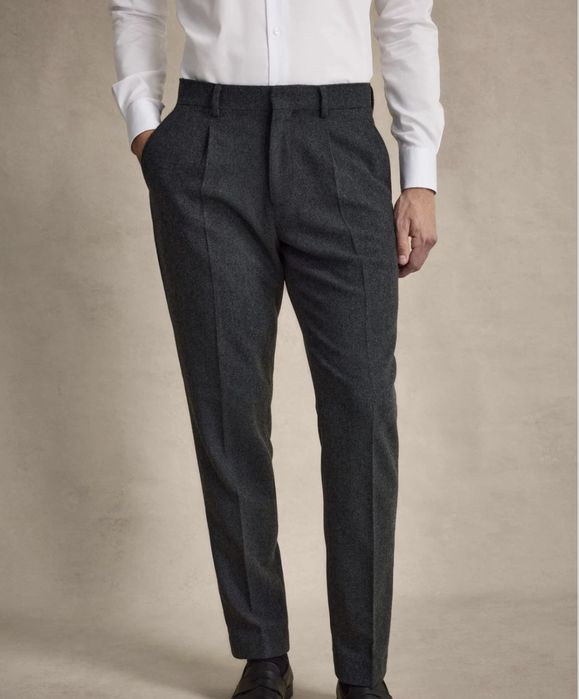 Классические фланелевые (шерстяные) брюки John Henric