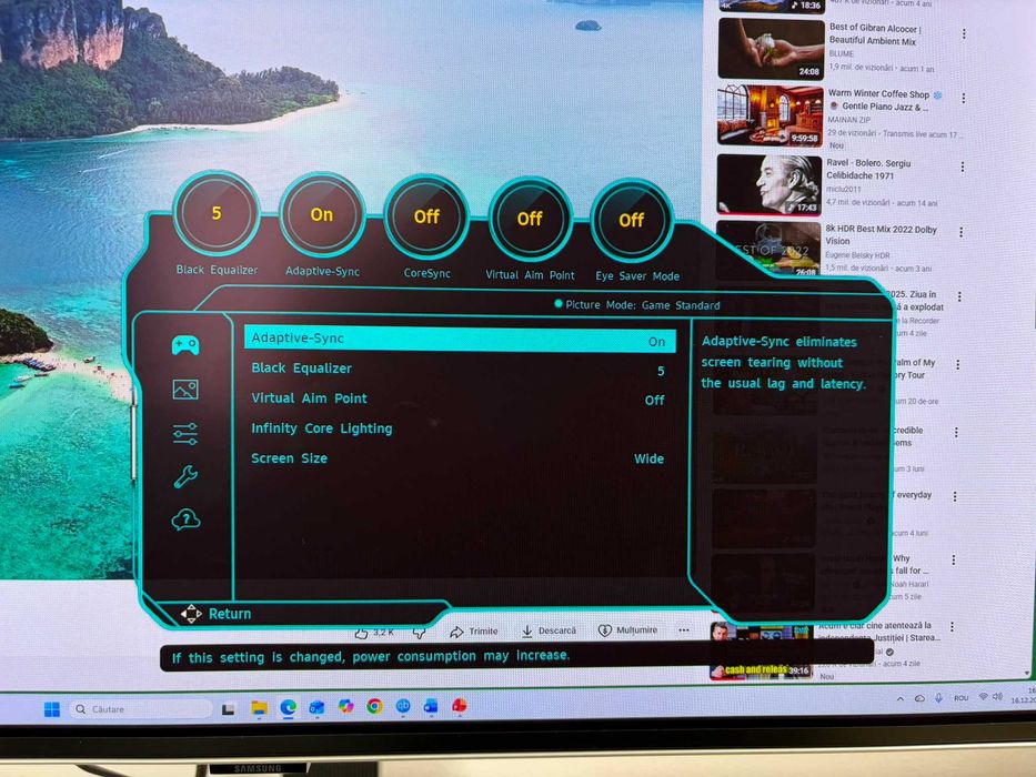 Samsung Odyssey G6 G60SF, Monitor Gaming 27" OLED cu refresh de 500Hz