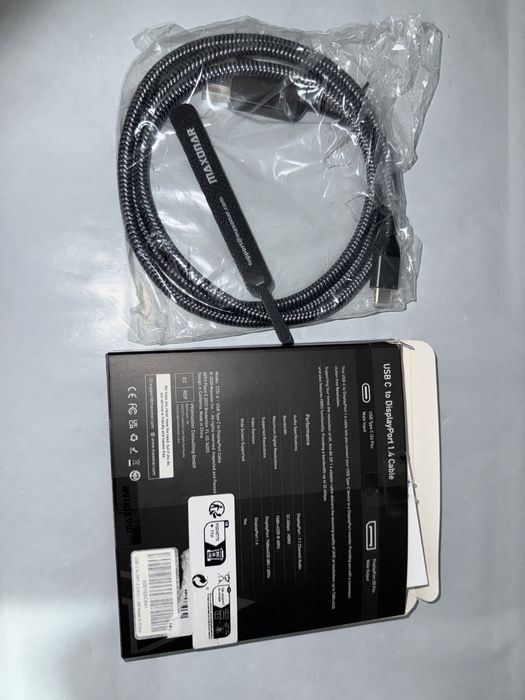 Cablu USB C/Thunderbolt 3 to DisplayPort 1 Metru 8K-60Hz/4K-60Hz