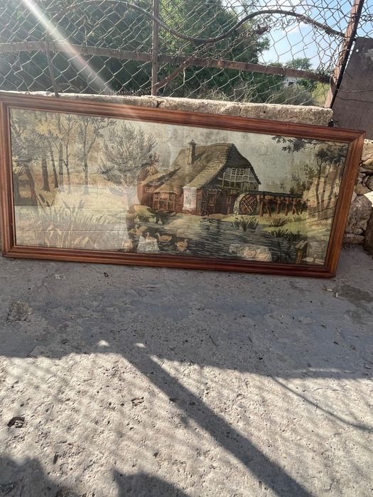 Картина Гоблен Къща край Езерото