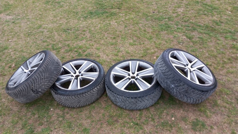 Jante aluminiu +anvelope M+S Continental  215/40/R17,Passat,golf,polo