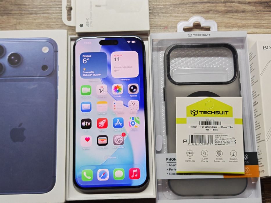 Нов iPhone 17 Pro Max 256 GB 12 м гаранция
