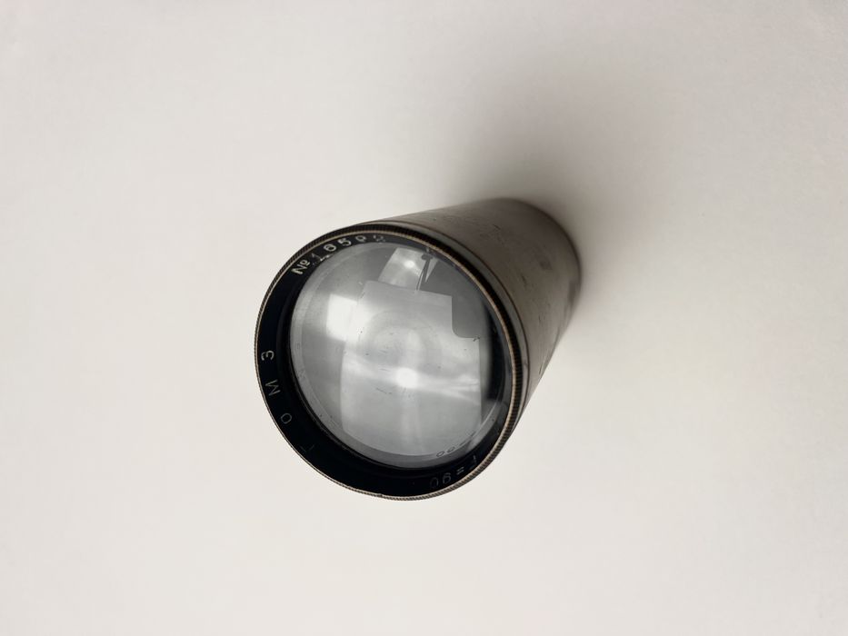 GOMZ K-20 F=90 1:2 obiectiv proiector vintage urss