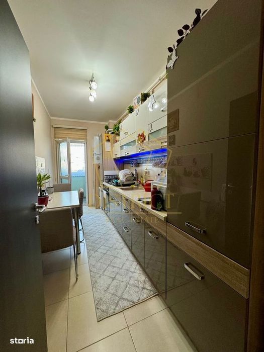Apartament cu 3 camere mobilat si utilat la parter in Giroc la asfalt.