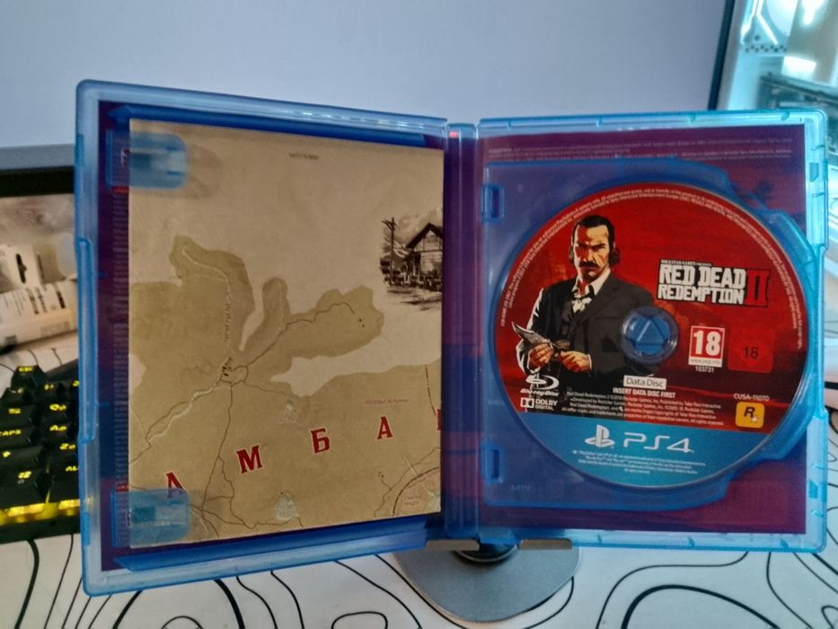 Red Dead Redemption 2 (RDR2) PS4 — Полный комплект + Карта