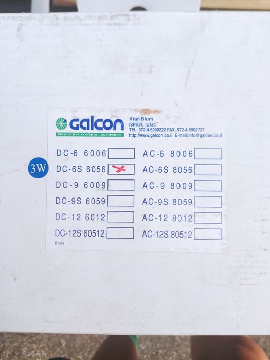 Controller irigații 6 zone - Galcon dc 9v