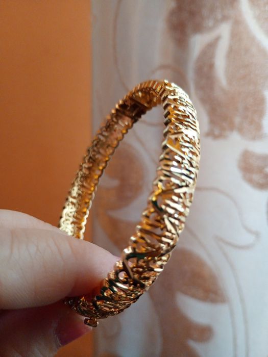 Brățară aurie otel galvanizat, NOUA