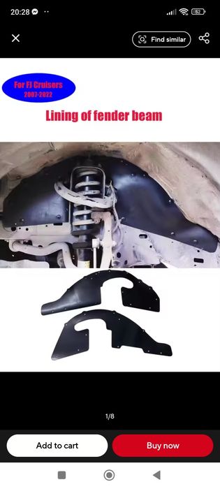 Фж-крузер предпазители за подкалници ,различни цветове според вашия FJ