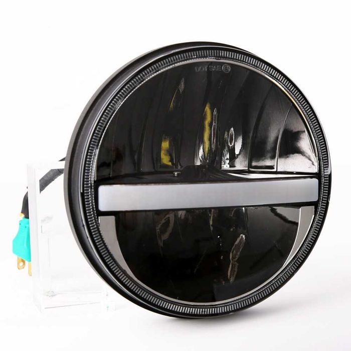 Faruri LED Wrangler JT JK Rubicon Sahara Cu Angel Eyes 96W “RAYDER”