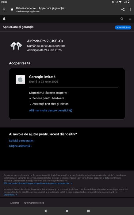 Airpods Pro 2 With ANC (Noise cancelling, 100% authentic, proved)