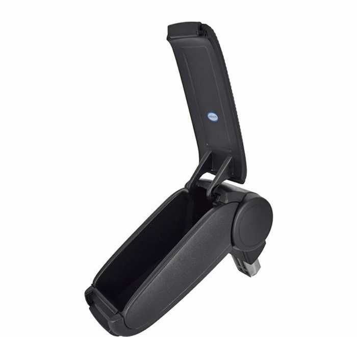 Подлакътник Барче черна кожа за Audi A3 8L, 1996-2003 г.