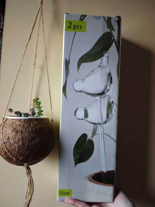 Декораративен напоител за сакксийни цветя - птица