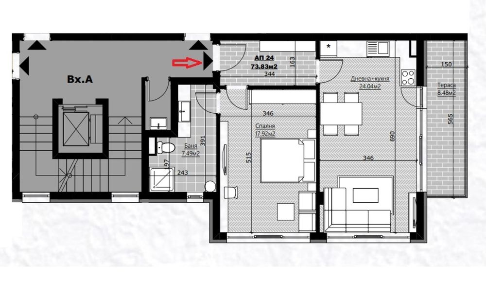 Продажба на 2-стаен апартамент в гр. Царево - 84,22m² с гледка МОРЕ.