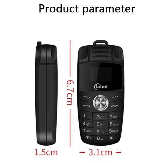 Малък телефон BMW мини телефон ключ с промяна на гласа смяна на глас