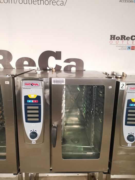 Rational SCC101G-Cuptor convectie/gastronomic 10 tavi, Convectomat gaz