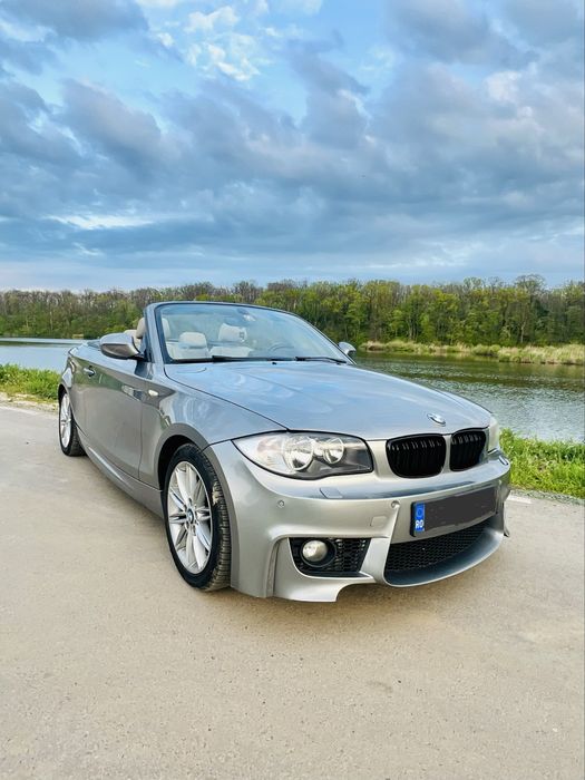 BMW E88  M Cabrio 120 d, automata, piele bej, stare impecabila, 17"