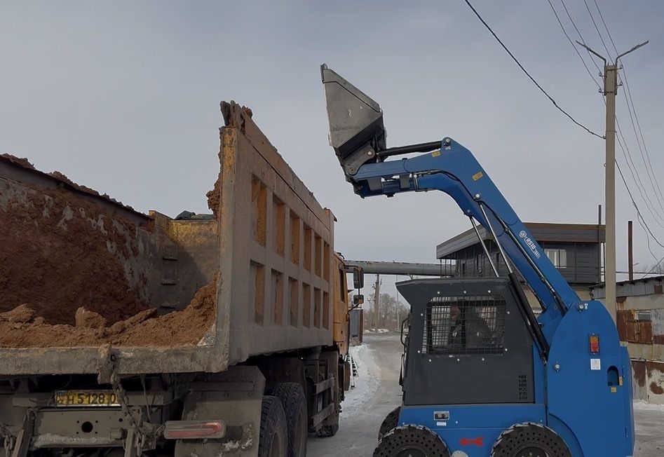 Услуги мини погрузчика