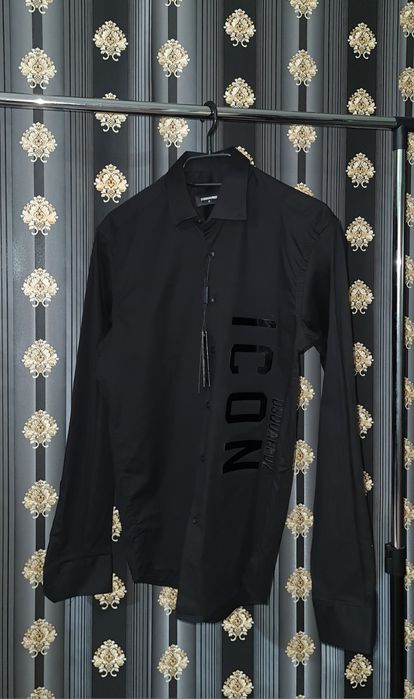 Cămașă icon alb negru  DSQUARED2