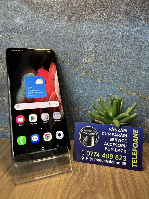 Samsung Galaxy S21 Ultra/128Gb/Garantie 2Ani Centrul de Telefoane/Rate