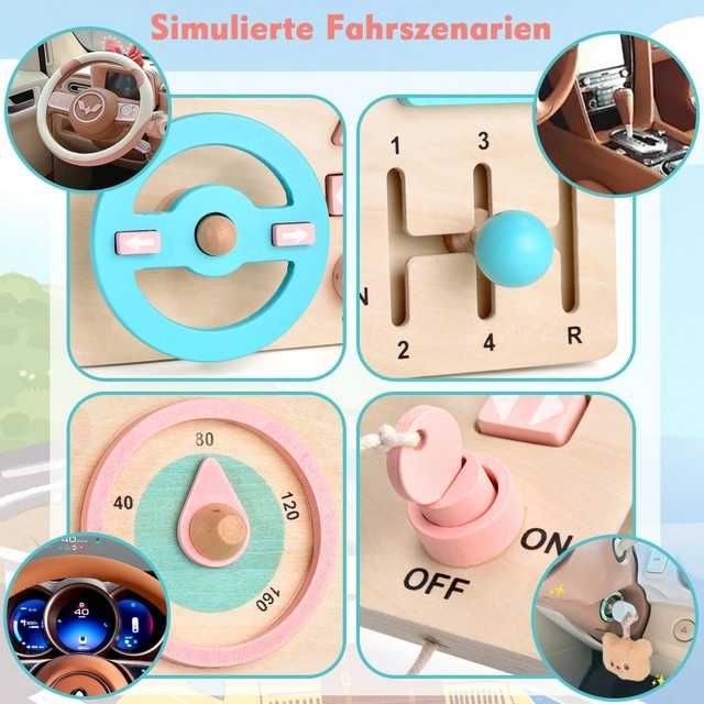 Joc Montessori, Panou de activități tip Bord Auto