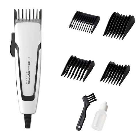 Aparat de tuns Rowenta Driver TN1601F1, 4 piepteni 3-6-9-12 mm, 3 micro-setari de precizie, negru & alb - Rowenta