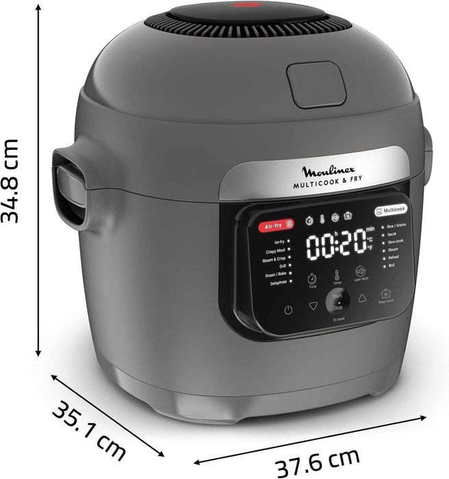 Мултикукър Moulinex Multicook & Fry MZ730BF0 12 програми Фритюрник 2в1