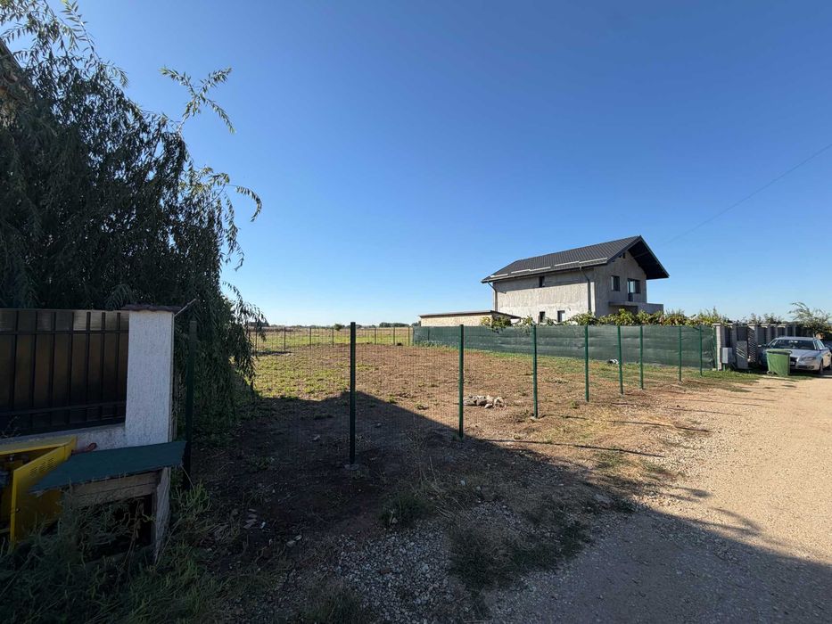 Teren 407 mp Berceni, str. Câmpului – împrejmuit, utilități la lot